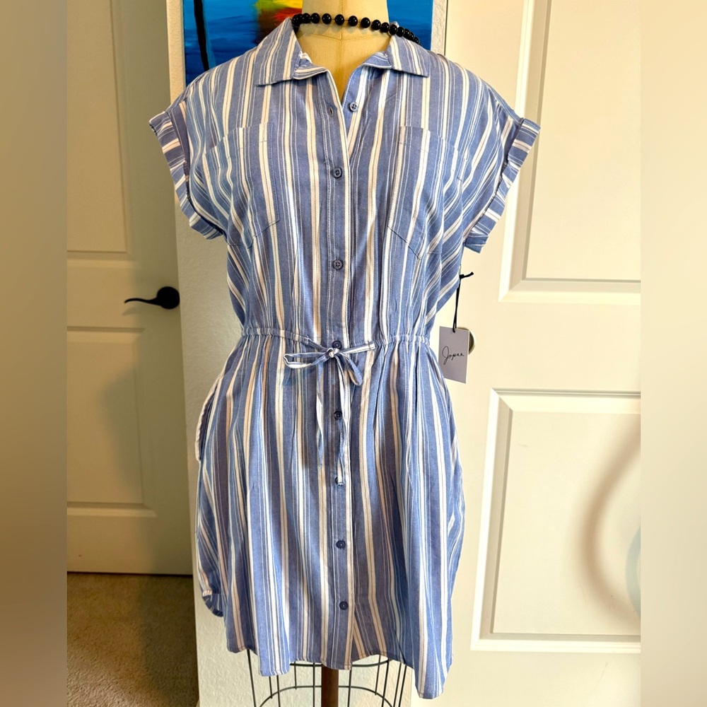 Japna Women’s Button-Down Shirt Dress